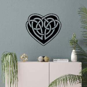 Accesoriu decorativ de perete metalic Love - 484