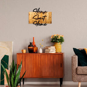 Accesoriu decorativ de perete din lemn Home sweet home