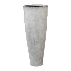 Set 3 ghivece din Fiberclay Vase Gri, Ø25xH60 / Ø33xH80 / Ø41xH100 cm