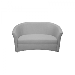 Canapea CAFENEA fixa, 2 locuri, gri deschis, 145x60x80 cm