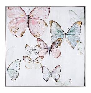 Tablou Canvas Crown V042-2 Butterflies B Multicolor, 82,5 x 82,5 cm