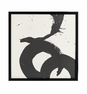 Tablou Framed Sketch 994 Abstract Shape I Alb / Negru, 61 x 61 cm