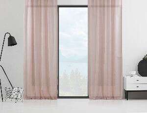 Cortina transparentă Sheer Curtain Classic 2, Pudra, 140x245 cm