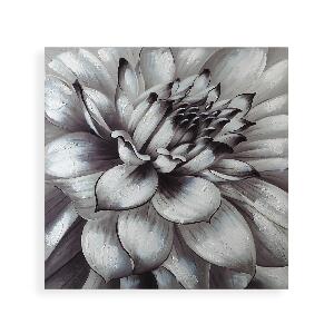 Tablou decorativ Blooming, Versa, 80 x 80 cm, canvas/lemn de brad