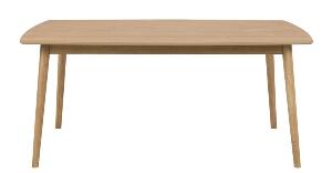 Masa din furnir si lemn de stejar Nagano Oak, L180xl90xH75,5 cm
