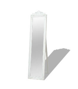 Oglinda Blakeway, alb antichizat, 160 x 40 cm