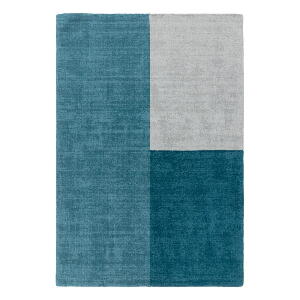 Covor Asiatic Carpets Blox, 120 x 170 cm, albastru-gri