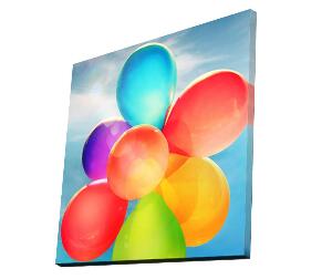 Decoratiune luminoasa de perete Balloons - Ledda, Multicolor