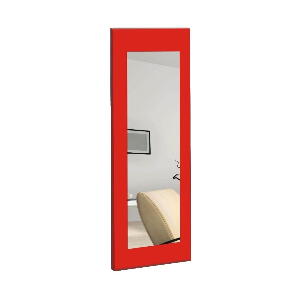 Oglindă de perete Concept Chiva, 40x120 cm, roșu