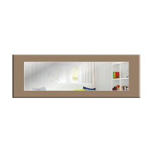 Oglindă de perete Oyo Concept Eve, 120x40 cm, gri-maro