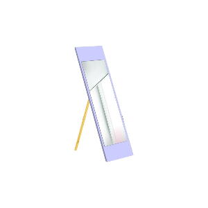 Oglindă de podea Oyo Concept, 35x140 cm, albastru-violet
