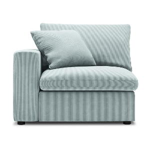 Modul pentru canapea colț de stânga Windsor & Co Sofas Galaxy, albastru deschis