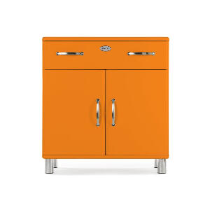 Comoda Malibu, MDF, portocaliu, 92 x 86 x 41 cm