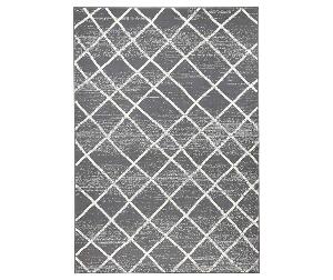Covor Rhombe Grey 70x140 cm - Hanse Home, Crem,Gri & Argintiu