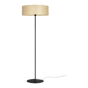 Lampadar din furnir natural Sotto Luce Tsuri XL Light, ⌀ 45 cm, bej