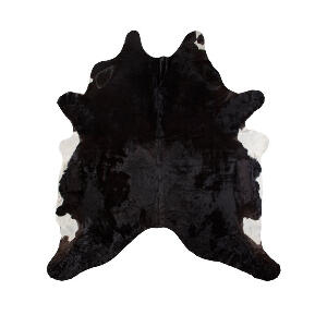 Covor Luxor Living, piele de vaca, negru, 160 x 240 cm