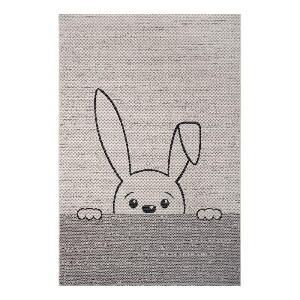 Covor copii Ragami Bunny, 120 x 170 cm, gri