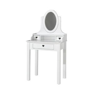 Masă de toaletă Vipack Amori, înălțime 136 cm, alb