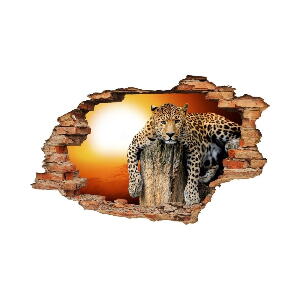 Autocolant Ambiance Landscape Leopard, 60 x 90 cm