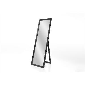 Oglindă de podea cu ramă neagră Styler Sicilia, 46 x 146 cm