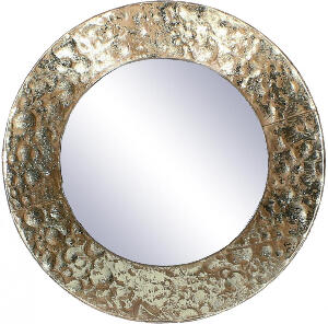 Oglinda de perete Fridy, metal, alama, 21 x 4 cm