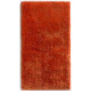 Covor Soft, poliester/polipropilena, portocaliu, 190 x 190 cm
