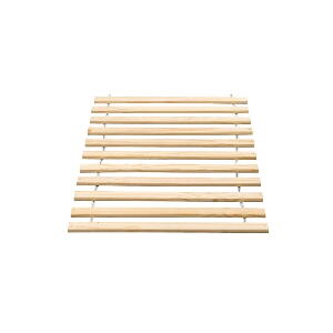 Grilaj cu lamele din lemn masiv Vipack Roll, 90 x 200 cm