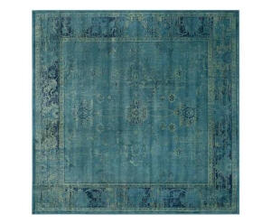 Covor pătrat Peri, textil, verde, 183 x 183 cm