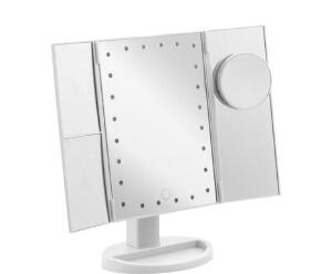 Oglinda de machiaj Paula, LED, alb, 29 x 18,5 x 7 cm