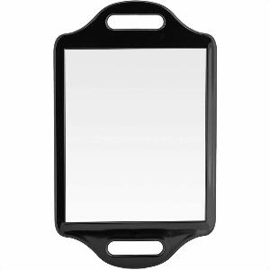 Oglinda pentru barbierit Mirrorvana, plastic/sticla, negru, 35 x 21 cm