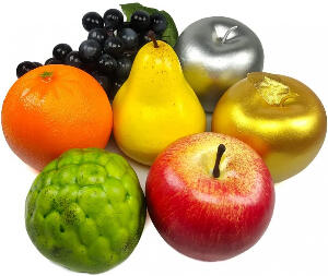 Set de 7 fructe artificiale Lorigun, polistiren/plastic, multicolor