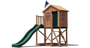 Spatiu de joaca din lemn 180x290x220 cm Lil Lodge Dunster House