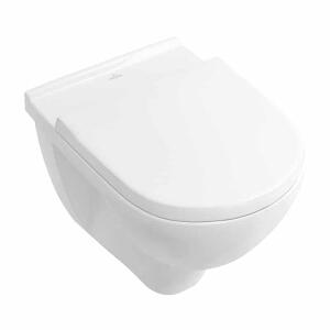 vas WC suspendat Villeroy & Boch O.Novo COMPACT cu capac solft close alb