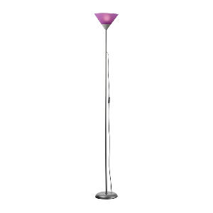 Lampadar Emy, 1 x E27, 1790 x 250 mm, metal, abajur plastic, Violet