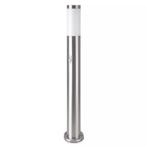 Lampa pentru gradina, 60 W, PC/inox, soclu E27, 76 x 800 mm, Argintiu