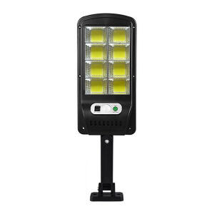 Corp de iluminat stradal cu panou solar Street Lamp, 8 x LED COB, senzor miscare, telecomanda inclusa