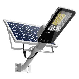 Lampa solara stradala LED Superfire FF5-A, panou solar, telecomanda, 63 W, 500 lm, 5000 mAh